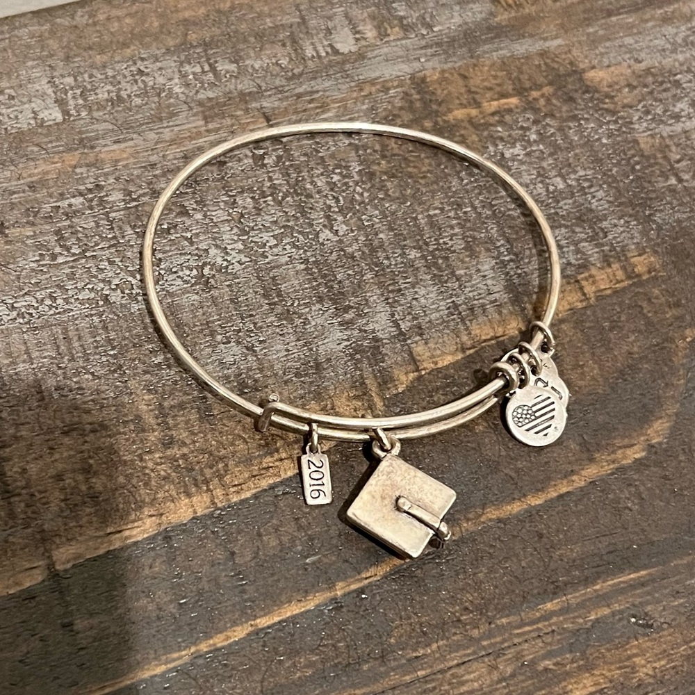 Alex and Ani Silver Graduation Bracelet